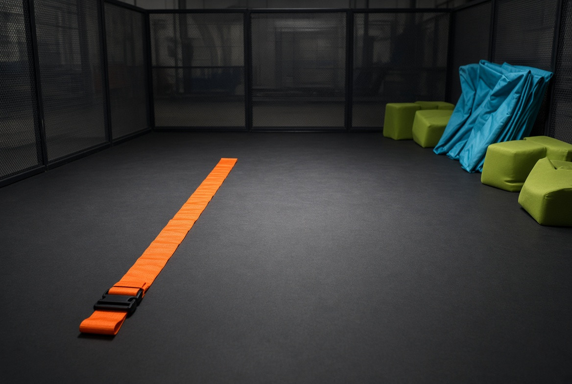 A directional signal moving through a tactile communication environment