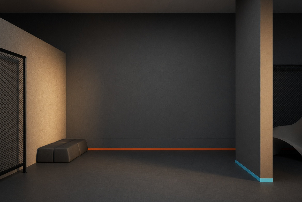 A rehearsal signal ending at a clear device boundary
